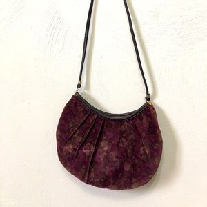 Adorable purple velvet bag